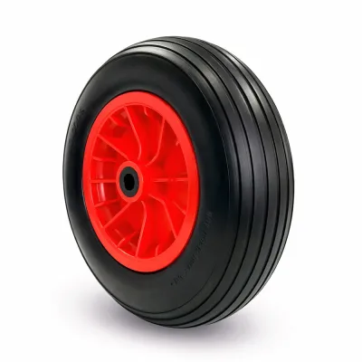 Rueda impinchable, banda de rodadura de poliuretano expandido, carga máxima 70 kg, ø360 mm
