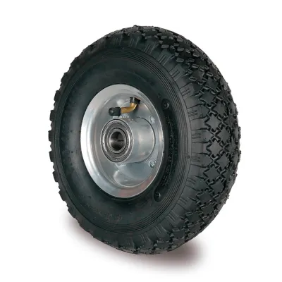 Rueda neumática, banda de rodadura 4 lonas, carga máxima 175 kg, ø260 mm