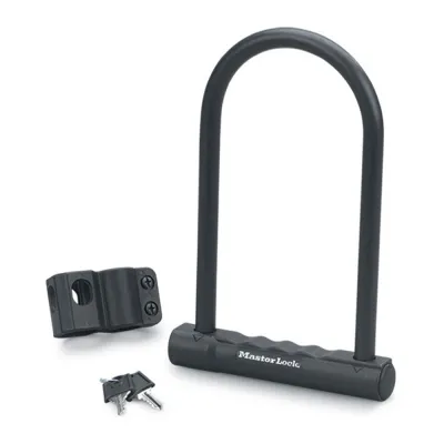 Candado en u, bike security, antirrobo, con llave y soporte de fijación universal