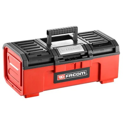 Caja de herramientas con sistema cierre automático, 39 cm