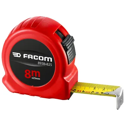 Flexómetro serie red de abs 8 m x 25 mm