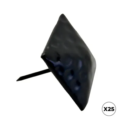 Clavo piramide cl03, acero, negro, 30 x 30 mm, 25 uds, caja