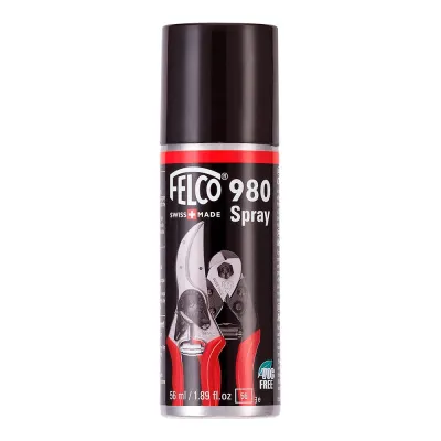 Spray lubricante modelo 980 para mantenimiento tijeras de poda, 56 ml