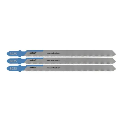 Hojas de sierra de calar, hss, vástago en t, para tubos de metal de ø110 mm, 3 mm, blíster 3 uds