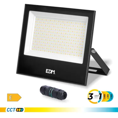 Foco proyector led 100 w 11000 lm 3cct, 240 x 195 mm