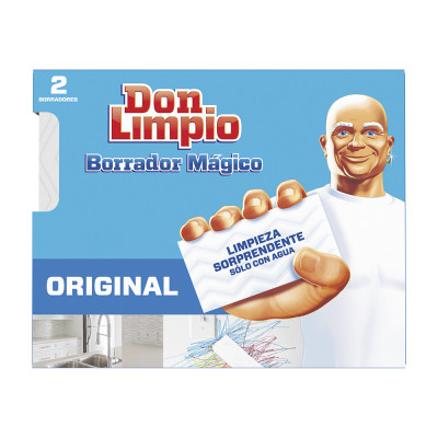 Don limpio borrador magico 2 en 1 caja 2 uds