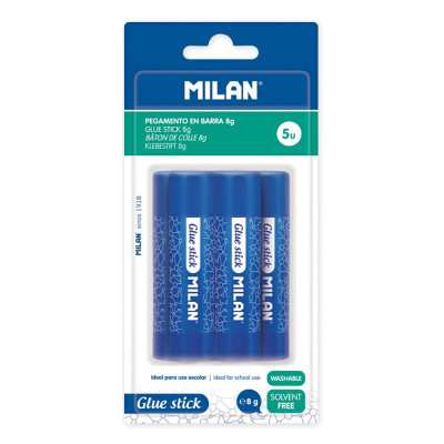 Pegamento en barra 8 g, blister 5 uds